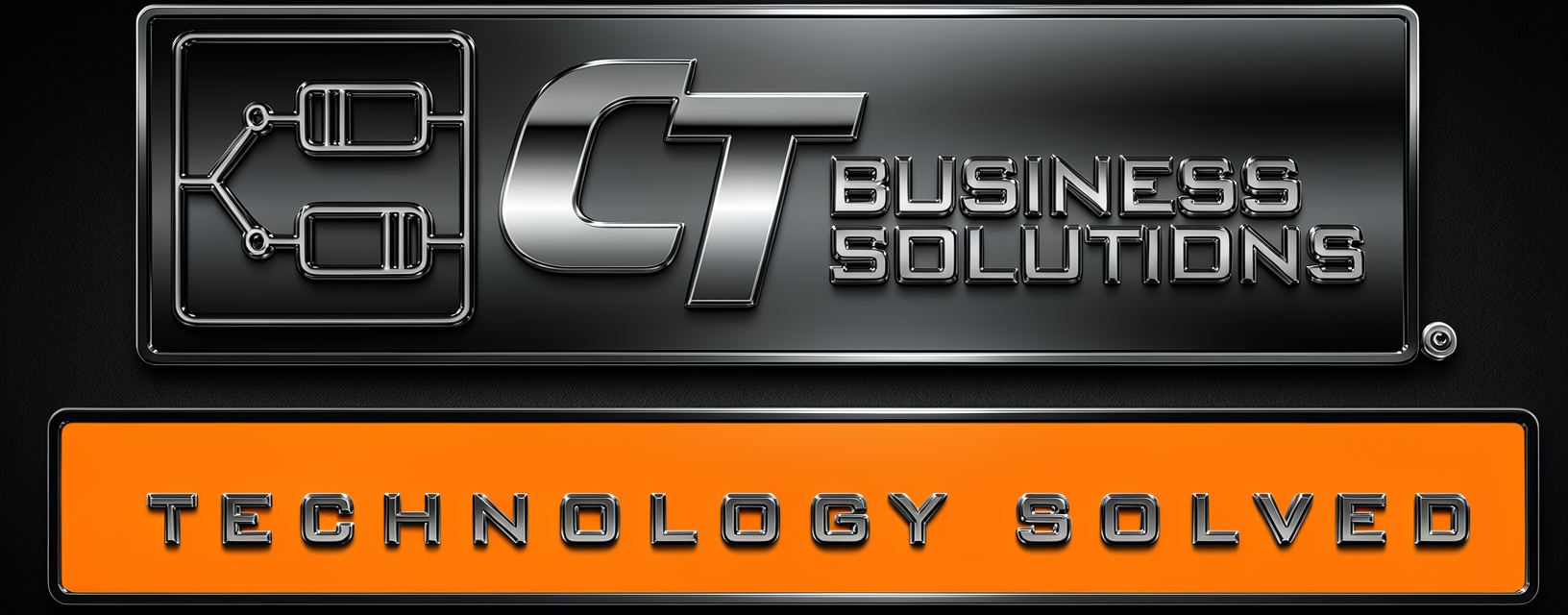 CT Business Solutions Chrome Logo